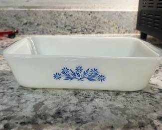 Vintage Blue and white Pyrex small 