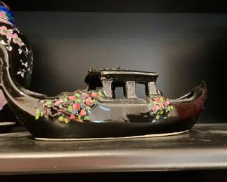 McCoy Art Pottery Gondola Boat Planter