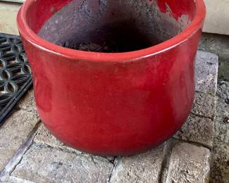 Pair of Red pots