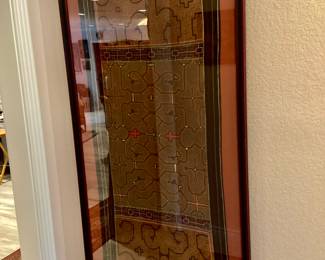 Framed textile art (Weaving)