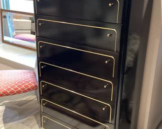 Seven drawer art deco chest of drawers