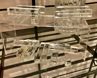 Baccarat Crystal Knife Holders