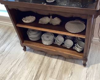 A buffet sideboard