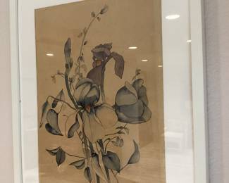 Iris Garden sketch by June Erica Vess