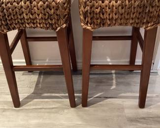 Pottery Barn Seagrass Stools