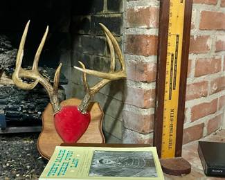 BOOKS, DEER HORNS