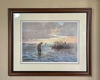 “MOVING SCHOOL” SIGNED NUMBERED PRINT BY JOHN COWAN 494/800