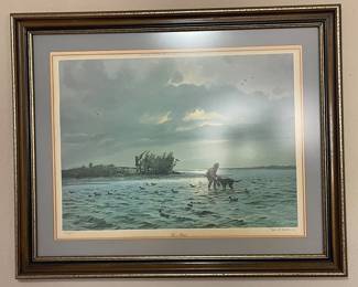 “FOX’S BLIND” SIGNED NUMBERED PRINT BY JOHN COWAN 37/600