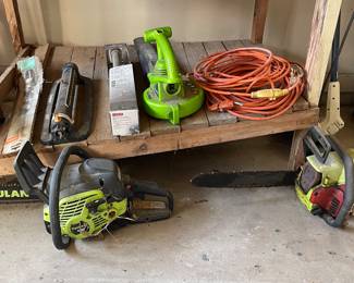 CHAIN SAWS, BLOWER