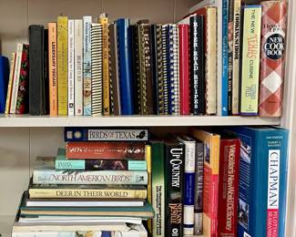 COOKBOOKS, BOOKS ON NATURE