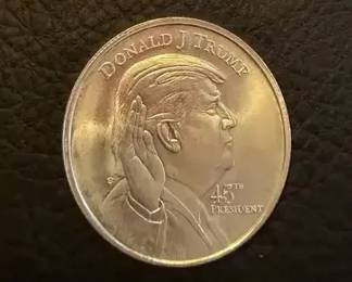 5 Silver Trump 45th President Coins 1oz 999 AG