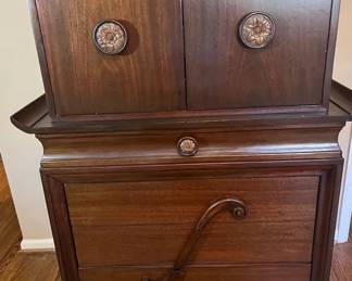 Art DecoStyle Wood Cabinet Chest