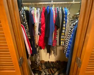 Size small (2-6) clothing, size 8.5 shoes