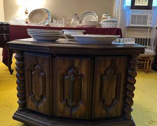 1 of a pair of Vintage end tables 