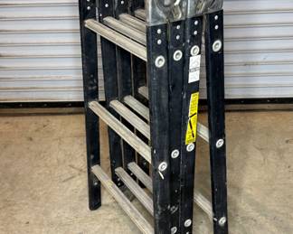 VERSALADDER Black Folding Metal Ladder