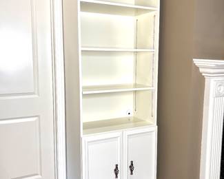 Hand Made White Bookshelf 1