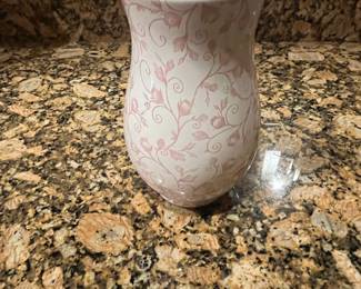 Vintage Floral Ceramic Vase
