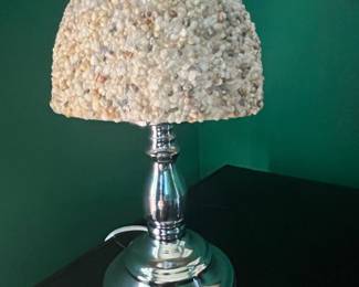Vintage Pebble and Resin Dome Lamp