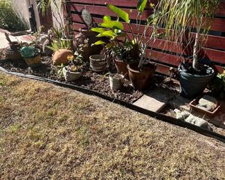 Assorted Garden Ornaments and Planters