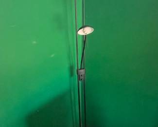 Modern Arc Floor Lamp with Two Lights and Reading Lamp
