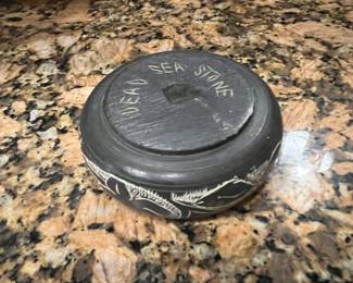 Carved "Dead Sea Stone" Ashtray