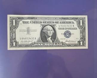 1957 One Dollar Silver Certificate