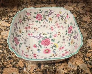 Old Foley "Chinese Rose" James Kent Ltd Staffordshire England Serving Bowl