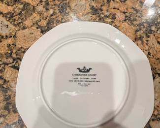 Christopher Stuart "Orchard Park" Fine China Plate
