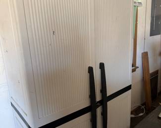 Several cabinets for storage