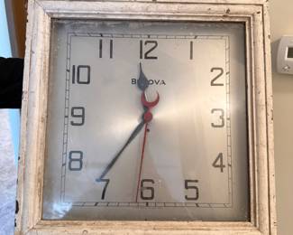 Cool vintage Bulova clock