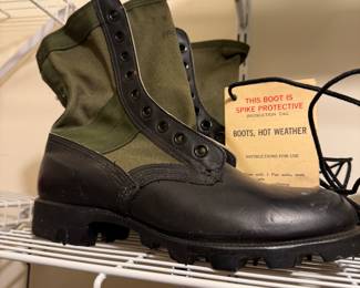 Vintage WWII jungle boots
