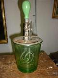 Uranium glass mixer from the 1920's.