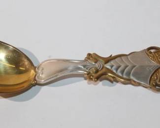 1921 Danmark A. Michelsen Christmas Sterling Spoon