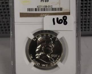 1957 50c Graded PF 69