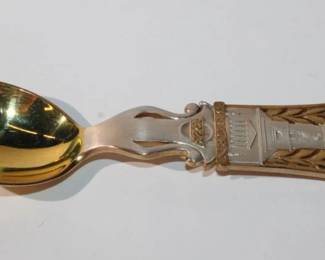 1923 Danmark A. Michelsen Christmas Sterling Spoon