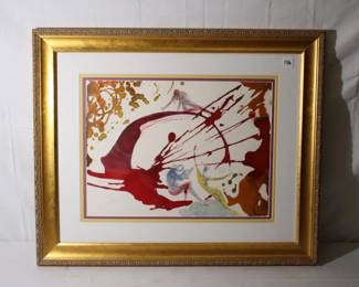 Salvador Dali, "In the beginning God made the heaven and the earth" Lithograph in colors on handmade paper, 1967- 1969, signed and dated, sheet size: 13 1/4 x 19 inches with COA