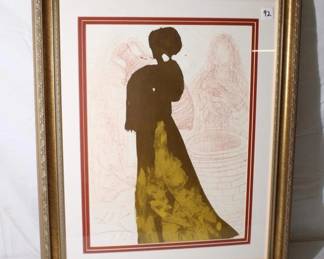 Salvador Dali "Remember your Creator before the silver cord be broken, and the pitcher be crushed at the fountain" Lithograph in colors on handmade paper, 1967- 1969, signed and dated, sheet size: 13 1/4 x 19 inches with COA