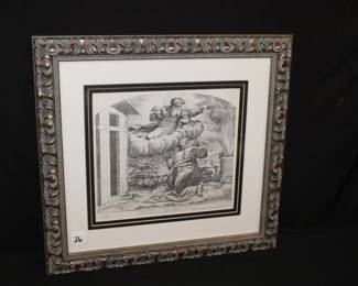 "Look up at the sky and count the Stars, so shall Chagall, Chagall by Lassaigne Edition of 6000 unsigned w/ COA