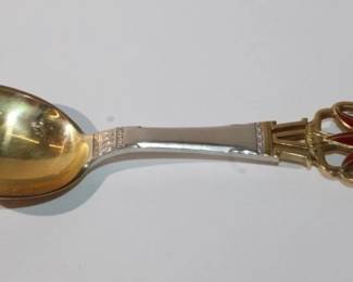 1928 Danmark A. Michelsen Christmas Sterling Spoon