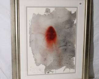 Salvador Dali, " Jesus cried out with a loud voice, gave up the ghost" Lithograph in colors on handmade paper, 1967- 1969, signed and dated, sheet size: 13 1/4 x 19 inches with COA