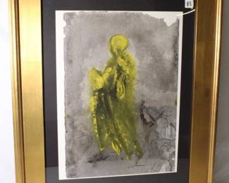 Salvador Dali "Noli Me Tangere" Lithograph in colors, 1969, sheet size: 13.75 x 19 inches, signed and dated, with COA