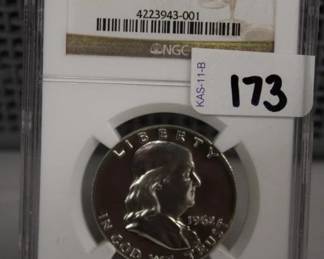 1962 50c Graded PF 69