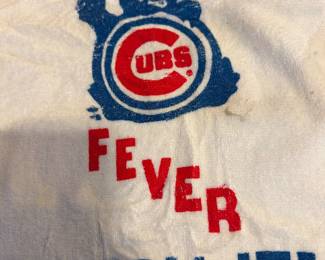 Vintage Chicago Cubs FEVER CATCH IT!! Towel