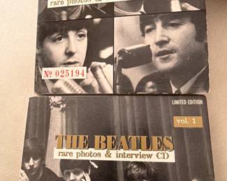 The Beatles CD with Photos and Interviews. Set of 3!