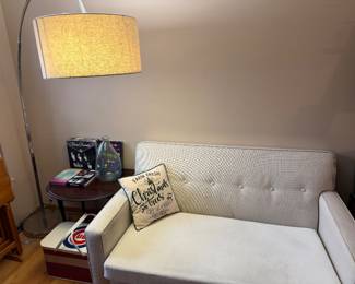 Better Homes Love Seat ( Foam Cushion, Not original), Joss & Main Finley Floor Lamp