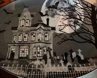 William Sonoma Haunted Mansion Platter