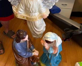 Grace Age Plastics Nativity Set