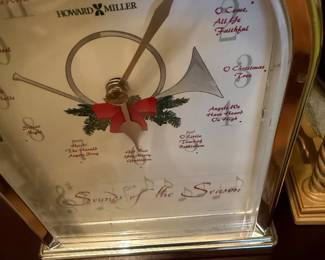 Howard Miller Sounds of the Season Clock