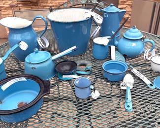 Vintage camping cookware