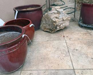 Large ceramic planter pots